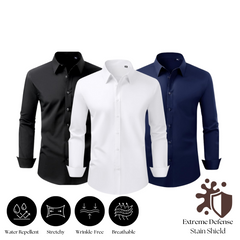 3-Pack Stain Shield Dress Shirts