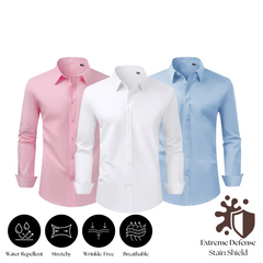 3-Pack Stain Shield Dress Shirts