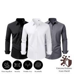 3-Pack Stain Shield Dress Shirts
